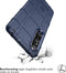 imoshion Hoesje Geschikt voor Sony Xperia 1 V Hoesje Siliconen - imoshion Rugged Shield Backcover - Donkerblauw