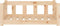 vidaXL - Hondenmand - 75,5x55,5x28 - cm - massief - grenenhout