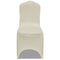 vidaXL - Stoelhoezen - stretch - 12 - st - crème