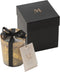 J-Line geurkaars M-Chic - Oud & Amber - glas - goud/zwart - small - 48U