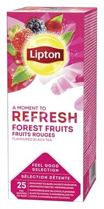 Thee Lipton Refresh Bosvruchten 25stuks