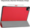 3-Vouw sleepcover hoes - Geschikt voor iPad Pro 12.9 inch (2021) - Rood