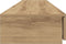vidaXL - Ligbed - uit - Kunststof - Eiken - 200x36,5x16,5 - cm
