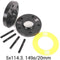 Set spoorverbreders OMP 5x114,3 64,1 M12 x 1,50 20 mm