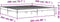 vidaXL - Bedframe - bewerkt - hout - metaal - bruin - eikenkleur - 200x200 - cm