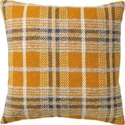 Dutch Decor RENZO - Kussenhoes gemeleerd Golden Glow 45x45 cm - geel - met rits