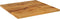 vidaXL - Tafelblad - vierkant - 80x80x3,8 - cm - massief - mangohout