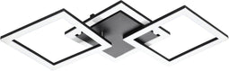 EGLO connect.z Paranday-Z - Smart Plafondlamp - Dimbaar - Instelbaar wit licht - Zwart - 65 cm