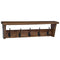 Hanger Bruin 50 x 10 x 14 cm Massief Mahoniehout