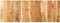 vidaXL - Hoofdbord - 140 - cm - massief - acaciahout