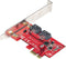 Startech.com 2P6G-PCIE-SATA-CARD - SATA III Controller - 2-poorts 6Gbps - Low Profile
