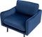 VINTERBRO - Fauteuil - Blauw - Fluweel