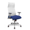 Bureaustoel Piqueras y Crespo 54BR65G Wit Donkerblauw Marineblauw