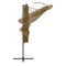 vidaXL - Parasol - met - draagbare - voet - taupe