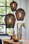 Light & Living Hanglamp Deya - Zwart - Ø30cm - Modern - Hanglampen Eetkamer, Slaapkamer, Woonkamer