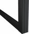vidaXL - Schuifdeur - 90x205 - cm - aluminium - en - ESG-glas - zwart