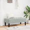 vidaXL - Ligbed - Lichtgrijs - 113 - cm - Velvet