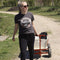 Sunny Billy Beach Wagon Bolderkar Rood - Blank hout - Bolderwagen met luchtbanden - 94x61x97cm