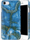 Selencia Hoesje Geschikt voor iPhone SE (2022) / SE (2020) / 8 / 7 / 6s / 6 Hoesje - Selencia Maya Fashion Backcover - blauw