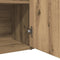 vidaXL - Dressoir - 60x30x75 - cm - bewerkt - hout - artisanaal - eikenkleurig