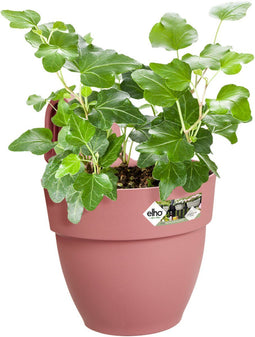 Elho Vibia Campana Easy Hanger S 21 - Balkonbak met Ophanghaken - 100% Gerecycled Plastic - Ø 20.5 x H 26.5 cm - Poederroze