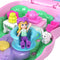 Polly Pocket Theefeestje Konijn - Compacte Speelset - Inclusief 1 micropop en 10 accessoires