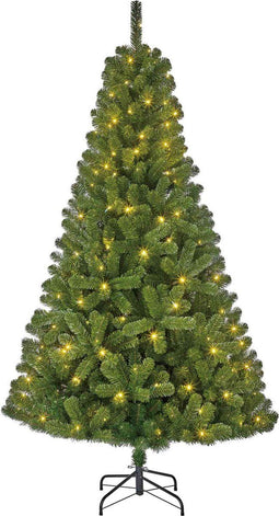 Black Box Trees Kunstkerstboom Charlton - 127x127x215 cm - PVC - Groen