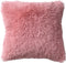 Dutch Decor FLUFFY - Sierkussen unikleur 45x45 cm - Coral Blush - roze - Inclusief binnenkussen