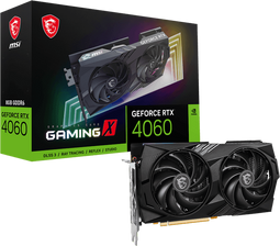 MSI GeForce RTX 4060 - GAMING X 8G - NVIDIA Ada Lovelace - 2,61GHz (3.072 rekenkernen)