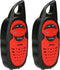 Alecto FR-05RD - Walkie Talkie - Bereik tot 3 km - Rood (2 stuks)