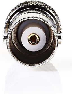 Nedis SMA-Adapter - SMA Male - BNC Female - Verguld - 50 Ohm - Recht - Koper - Goud - 2 Stuks - Envelop