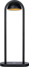 Atmooz - Tafellamp Mika - Zwarte Leeslamp - Geïntegreerde LED - Slaapkamer / Woonkamer / Eetkamer - Hoogte 41cm - Industrieel - Metaal