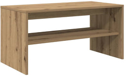 vidaXL - Tv-meubel - 80x40x40 - cm - bewerkt - hout - artisanaal - eikenkleur
