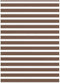 vidaXL - Zebra - rolgordijn - 160x200 - cm - stofbreedte - 155,9cm - polyester - bruin