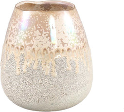 PTMD Bloempot Aayron - 18x18x21 cm - Keramiek - Creme