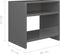 vidaXL - Nachtkastjes - 2 - st - 40x30x40 - cm - bewerkt - hout - grijs