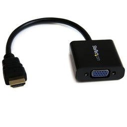 Startech.com HD2VGAE2 - HDMI naar VGA Converter - 25cm - Zwart