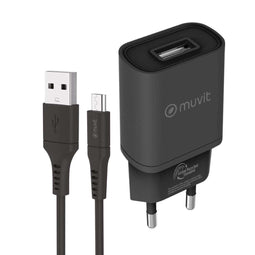 Muvit for Change - Oplader - 12 W - Zwart (2 stuks)