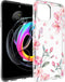 iMoshion Hoesje Geschikt voor Motorola Edge 20 Lite Hoesje Siliconen - iMoshion Design hoesje - Roze / Transparant / Blossom Watercolor