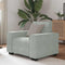 vidaXL - Fauteuil - 60 - cm - fluweel - lichtgrijs