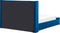 NOYERS - Bed met opbergruimte - Blauw - 160 x 200 cm - Fluweel