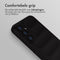 imoshion Hoesje - Geschikt voor Samsung Galaxy S23 FE - EasyGrip Backcover - Zwart