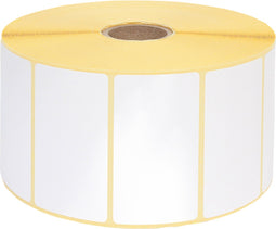 Zebra labeletiket Quantore 800262-125 57x32mm 25mm wit permanent - 4 stuks