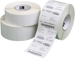 Zebra Rol met etiketten 25 x 76 mm Thermisch papier Wit 11160 stuk(s) Permanent 3007207 Universele etiketten