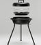 ZEE - KORO - Barbecue - Poedergelakt staal - Zwart
