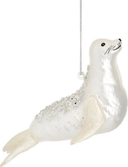 Zeehond Kerstbal - Sass & Belle