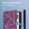 imoshion E-reader Hoesje - Geschikt voor Kobo Elipsa 2E - Design Sleepcover Bookcase - Bordeaux Graphic