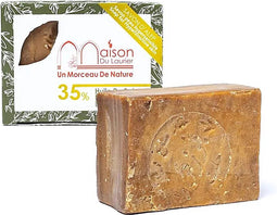 Zeep met 35% laurierbesolie, Aleppo, Maison du Laurier, vegan, 200 gram