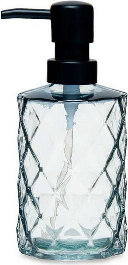 Zeepdispenser Diamant Kristal Zwart Plastic 410 ml (12 Stuks)