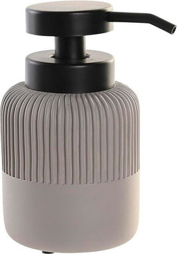 Zeepdispenser DKD Home Decor 7 x 7 x 15 cm Grijs Cement Polypropyleen
